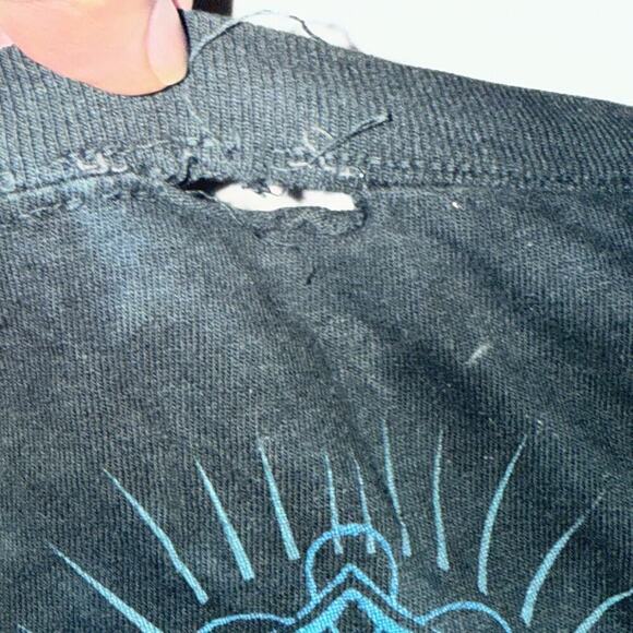 Liquid Blue Mens XL Jim Morrison The Doors Break On Through Tie Dye T-shirt - Picture 10 of 10